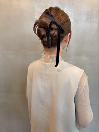 ヘアアレンジ umu./ワンカラー /ricoのヘアスタイル