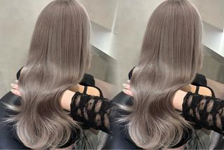 ロング 🤍艶髪 × 透明感カラー│フウカのヘアスタイル