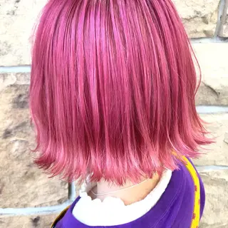 ショート カラー ヘアアレンジ TSUNA 🌙 Lim 五反田のマツエク・マツパデザイン