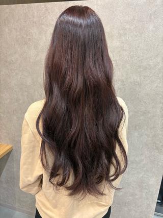 ロング カラー 🩰透明感カラー/ ストレート🩰のヘアスタイル