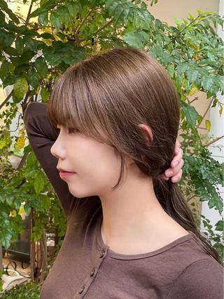 ロング Reira小顔カット ボブ¦レイヤーのヘアスタイル