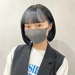 ショート カラー 🩵ブリーチカラー MIORI🩵のヘアスタイル