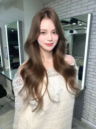 ロング カラー 爆美女ヘア💎 艶透明感カラー💎のヘアスタイル