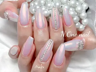 ネイル 長いだし/スカルプ/ パラシェルN.oneのネイルデザイン