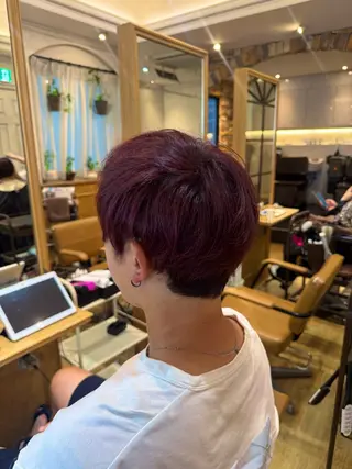 カラー メンズ 透明感カラー💜 モテ髪 空陽💙のヘアスタイル