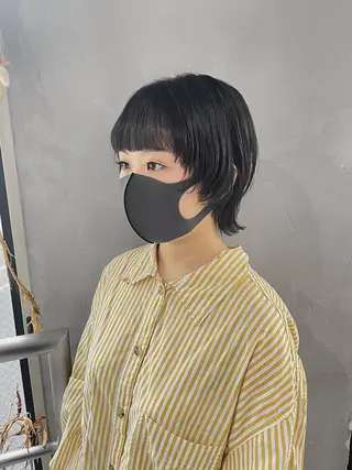 ショート ウルフ レイヤー パーマ🪐MANAのヘアスタイル