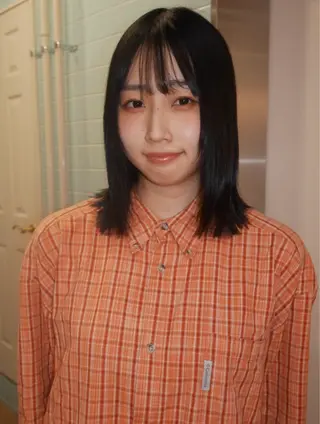 ミディアム カラー cope'u 美雨のヘアスタイル