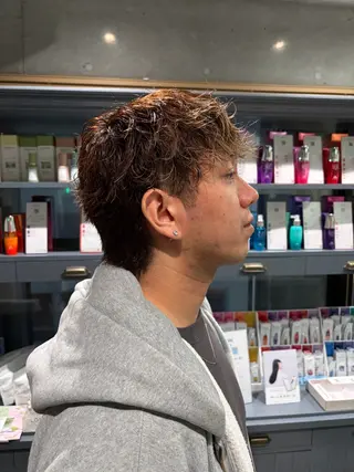 メンズ メンズカット パーマ飯野友喜のヘアスタイル