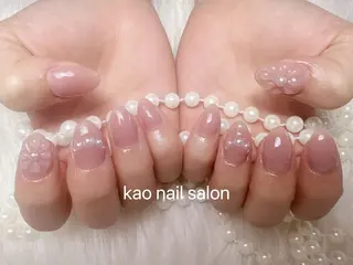 ネイル kao nail マグネット/長さだしのネイルデザイン