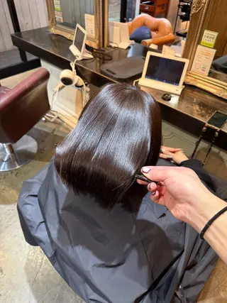 ショート 髪質改善&縮毛矯正 カット/soyaのヘアスタイル