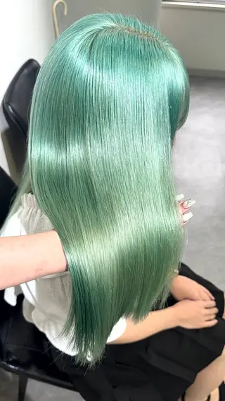 ロング 【ピンク/ラベンダー 】mao🐩💜のヘアスタイル