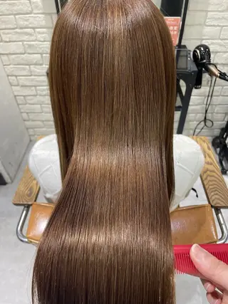 ロング カラー 髪質改善アンジュール ひかりのヘアスタイル