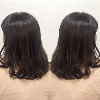 ミディアム カラー 推しヘア🎀 NATSUNEのヘアスタイル