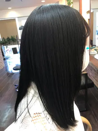 ロング パーマ 桧山 真のヘアスタイル