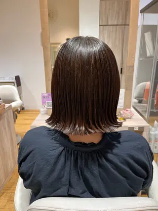 ミディアム emma 星野のヘアスタイル