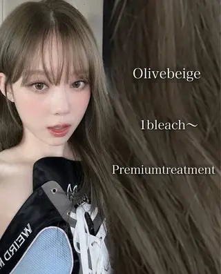 カラー 透明感カラー🫧 EMAのヘアスタイル