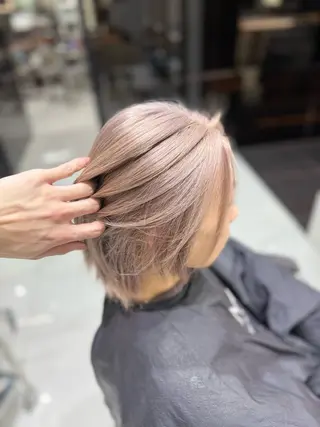 カラー メンズ 渋谷ブリーチカラー/ デザインカラー/優希のヘアスタイル