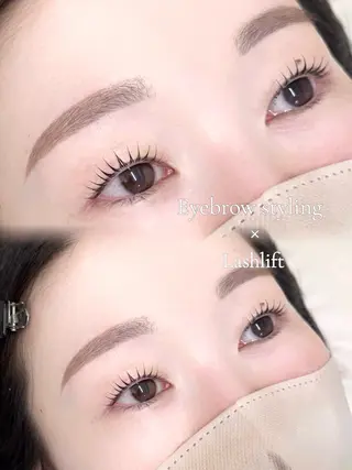 アイブロウ Unefleur LARME soraのマツエク・マツパデザイン