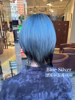 カラー メンズ 🍒ブリーチカラー 🍊暖水 まりあのヘアスタイル