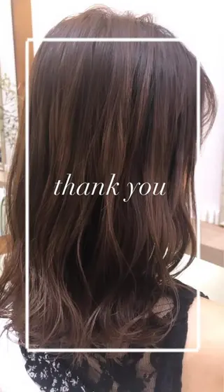 ミディアム 縮毛矯正/髪質改善/ 艶髪ササキナツミのヘアスタイル