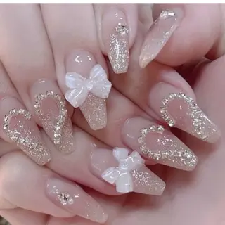 ネイル MoMoA Nail ネイル長さ出し専門店のネイルデザイン