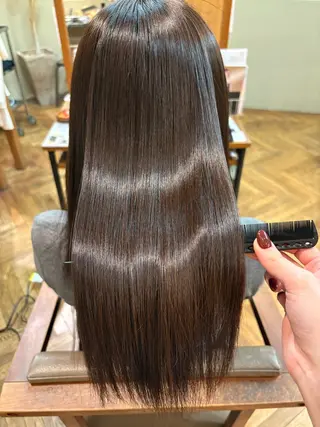 ロング 透明感カラー/ 小顔カット/ミヅキのヘアスタイル