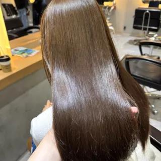 セミロング カラー ヘアアレンジ ブリーチなしカラー /新百合ヶ丘/安形翔のヘアスタイル