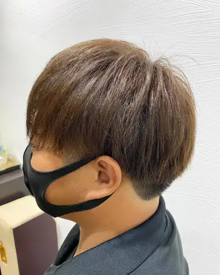 ショート カラー メンズ 堀 広夢のヘアスタイル