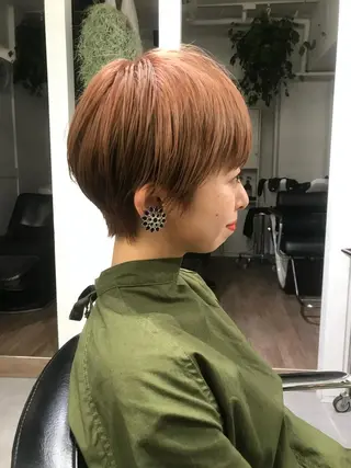 ショート カラー 表参道【髪質改善】 宮嶋勇太のヘアスタイル
