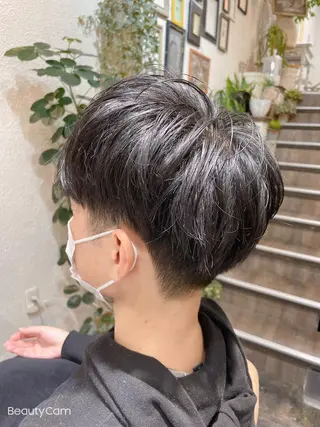 ショート メンズ 佐藤 良祐のヘアスタイル