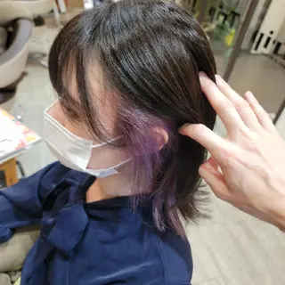 カラー 山田 周のヘアスタイル