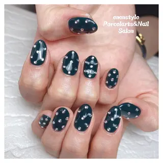 ミディアム ネイル 🐾enen style 🐾のネイルデザイン