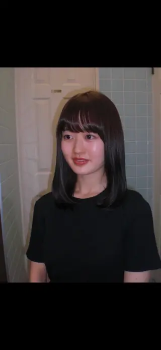 ミディアム カラー cope'u 美雨のヘアスタイル