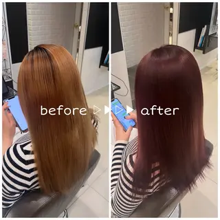カラー juri / 韓国ヘアのヘアスタイル