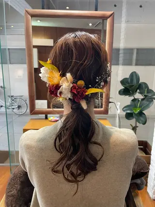 ヘアアレンジ 岩下 侑里のヘアスタイル
