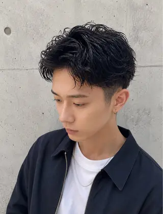 ショート メンズ 似合わせ×ケア 質感🫧シオンのヘアスタイル