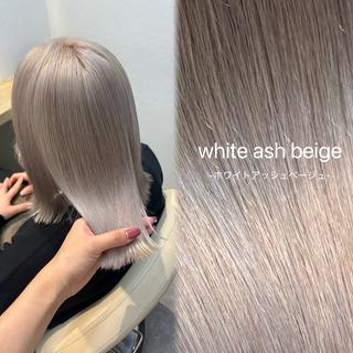 ショート カラー ブリーチ/ヘアセット /渋谷/ひなた🎀のヘアスタイル