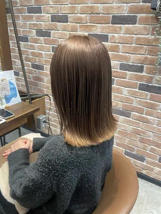 ミディアム 和田 真依のヘアスタイル