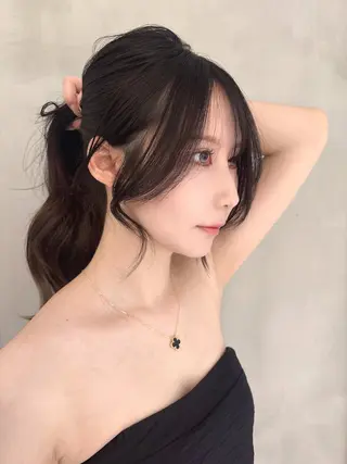 セミロング カラー 美髪縮毛矯正/ 髪質改善/AYARIのヘアスタイル