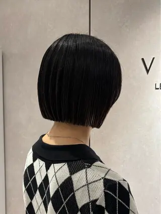 ミディアム 結べるレイヤーカット /カラー/あさかのヘアスタイル