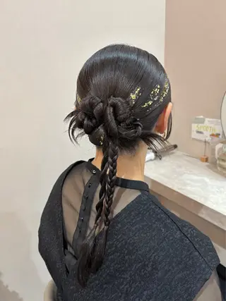 ヘアアレンジ Mila hinaのヘアスタイル