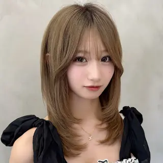 セミロング 💎韓国レイヤー/ 髪質改善💎武村侑哉のヘアスタイル