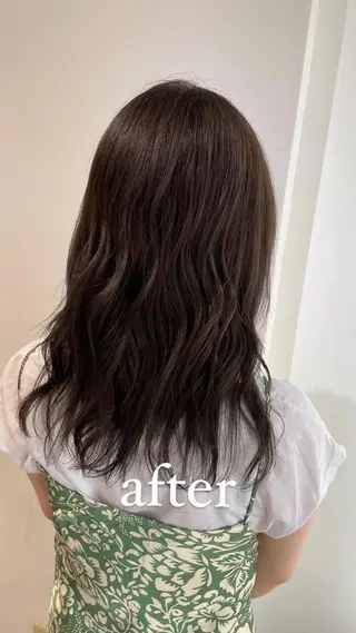 ミディアム カラー 過去一の柔髪ヘア 🌿einshairのヘアスタイル