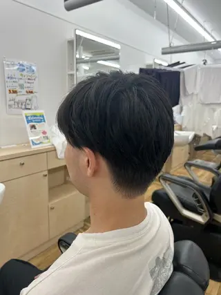 ミディアム メンズ トミオカ ⸌⍤⃝⸍のヘアスタイル