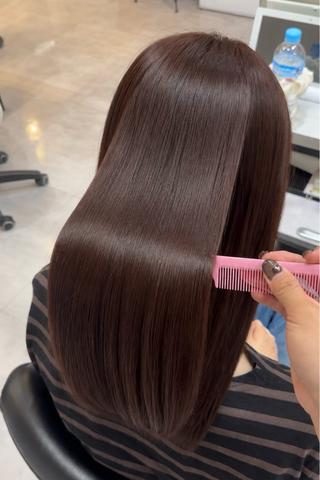 セミロング 🌙髪質改善カラー Momoka🦋のヘアスタイル