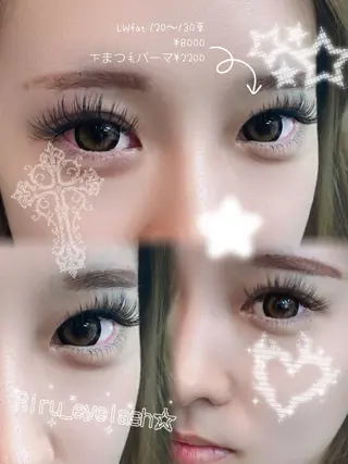 マツエク・マツパ Riru eyelashのマツエク・マツパデザイン