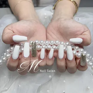 ネイル ⛄️ワンホンネイル 半額中🩵ナのネイルデザイン
