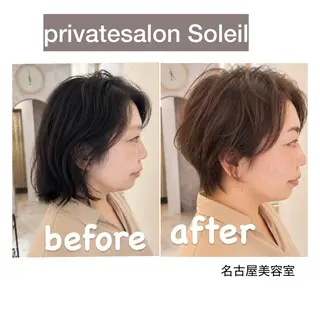 ショート カラー 久木原 ゆりのヘアスタイル