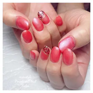 ミディアム ネイル 🐾enen style 🐾のネイルデザイン