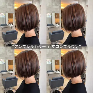 カラー @z（アットゼー） arisaのヘアスタイル